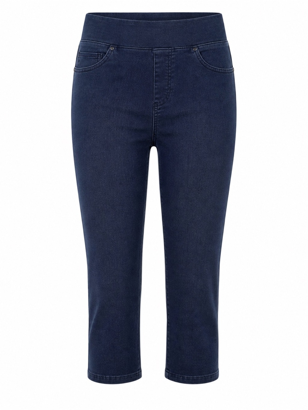 Tribal Pull On Capri Jeans Size 4 NWT Stretch Denim